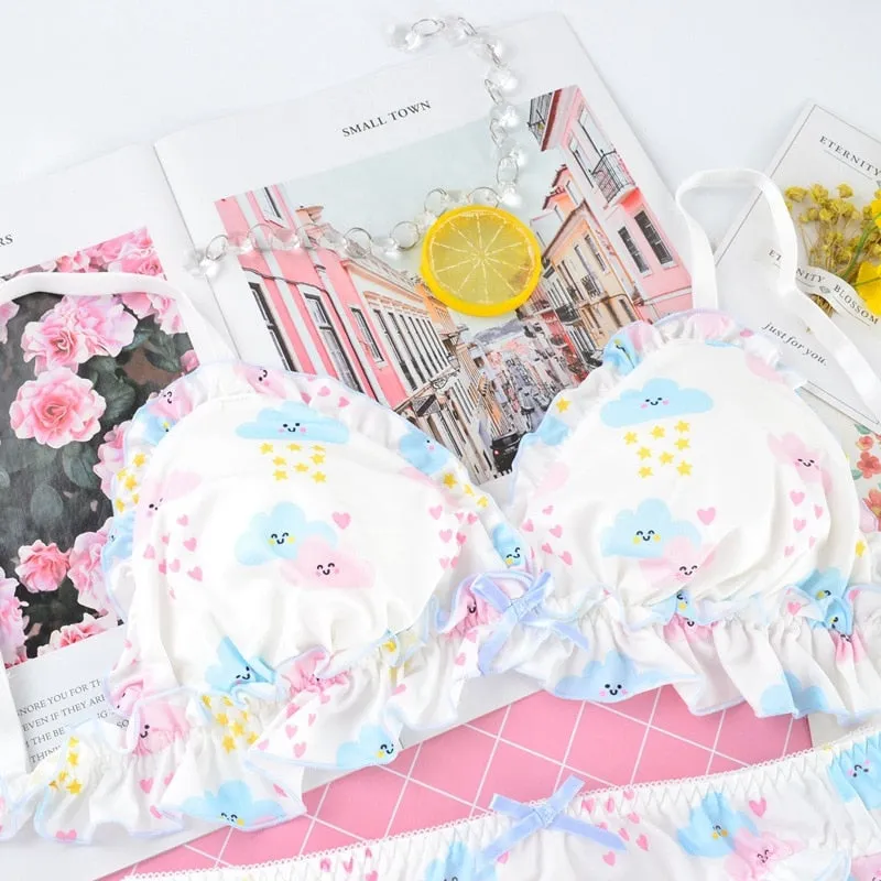 2-piece Kawaii Clouds Lolita Lingerie Set