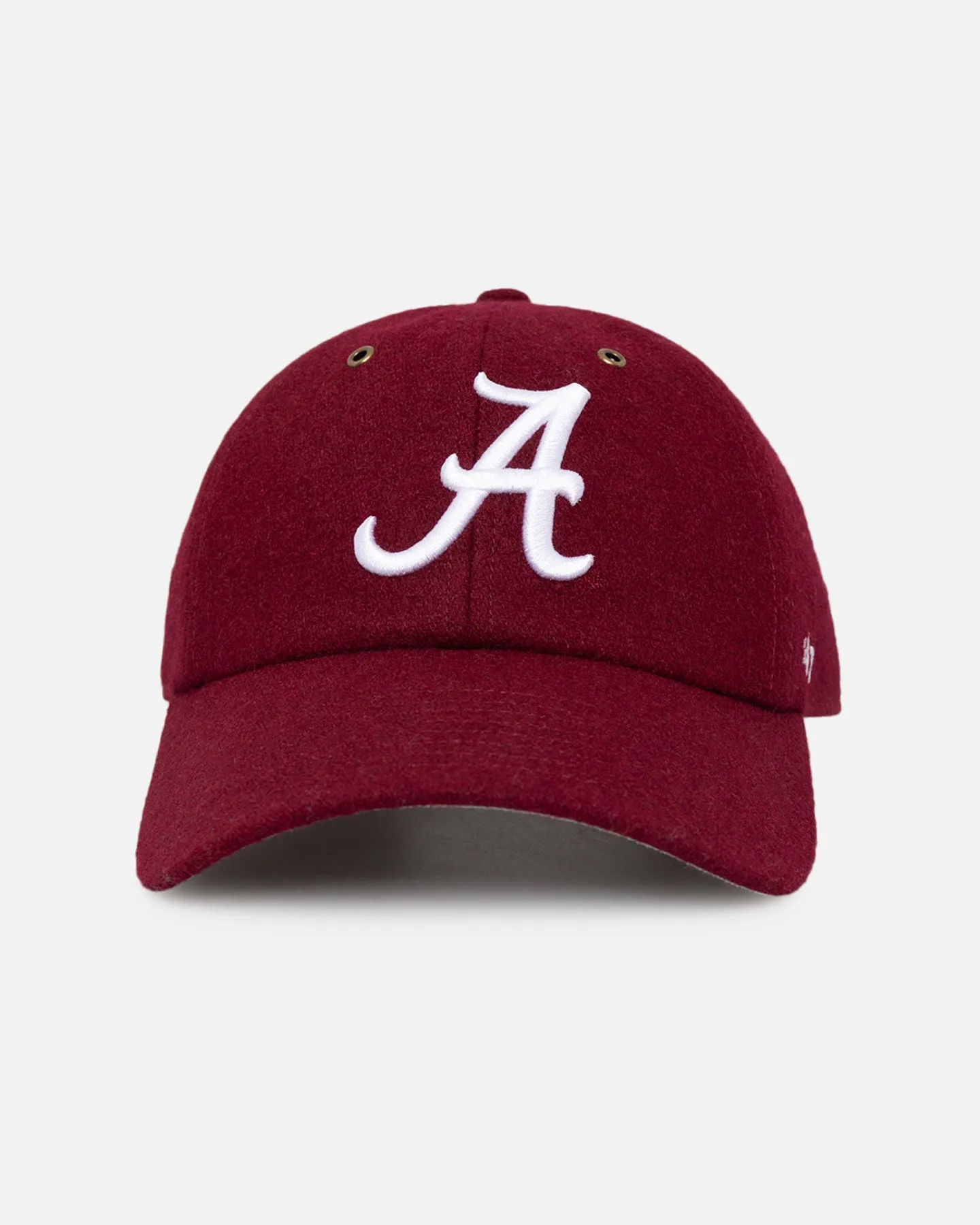 47 Brand Alabama Crimson Wooly Clean Up Strapback Cardinal