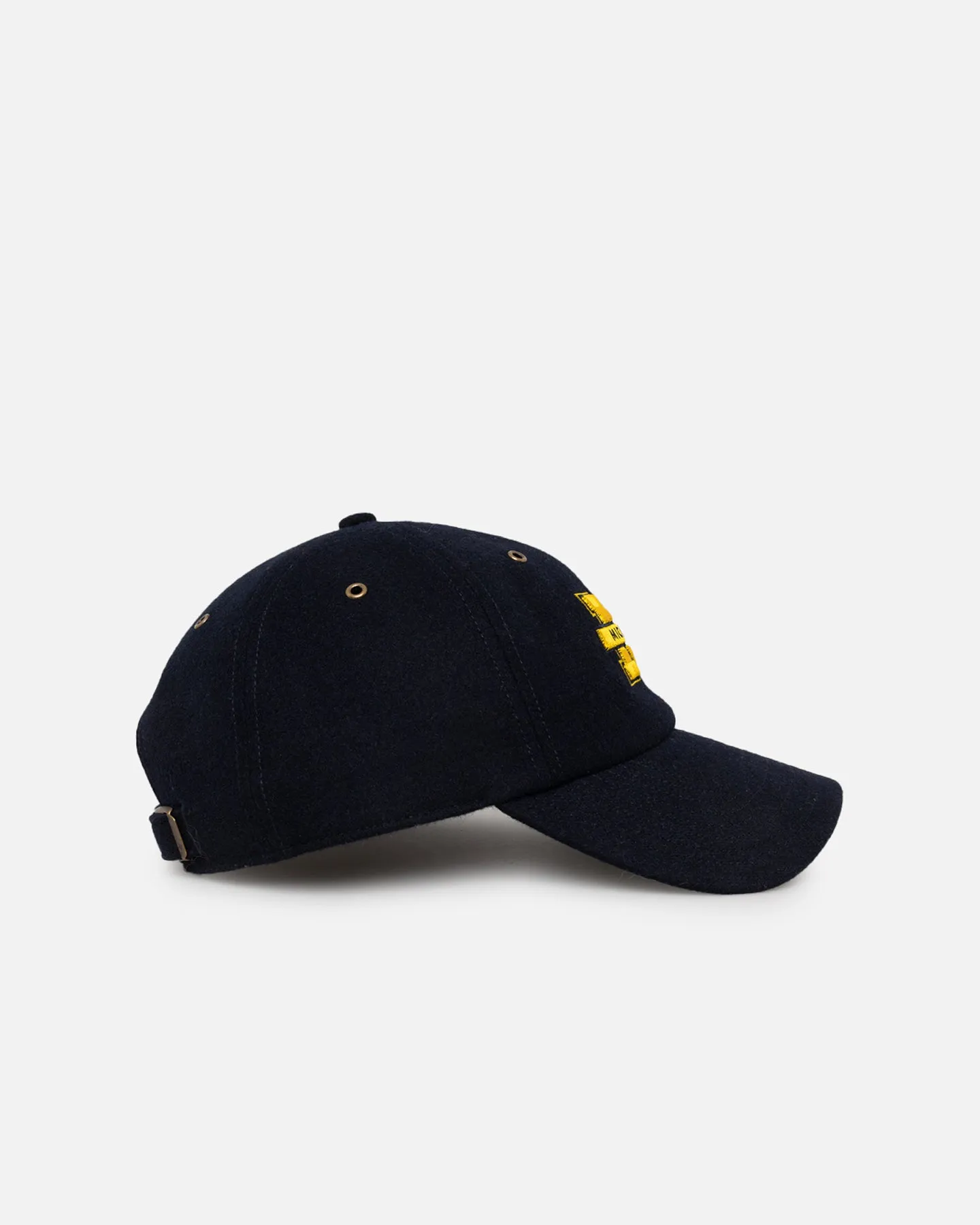 47 Brand Michigan Wolverines Wooly Clean Up Strapback Navy