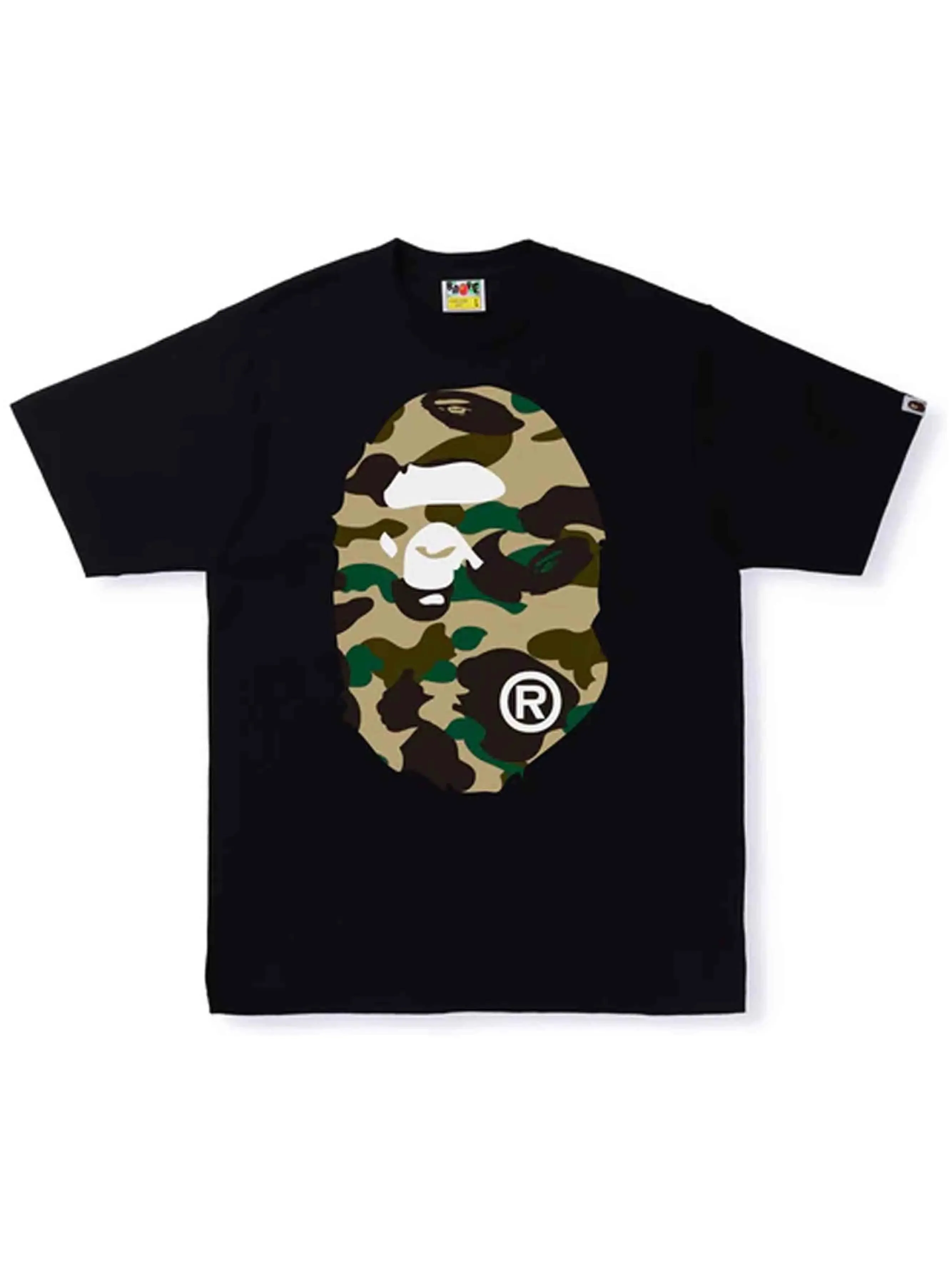 A Bathing Ape 1ST CAMO Big Ape Head Tee