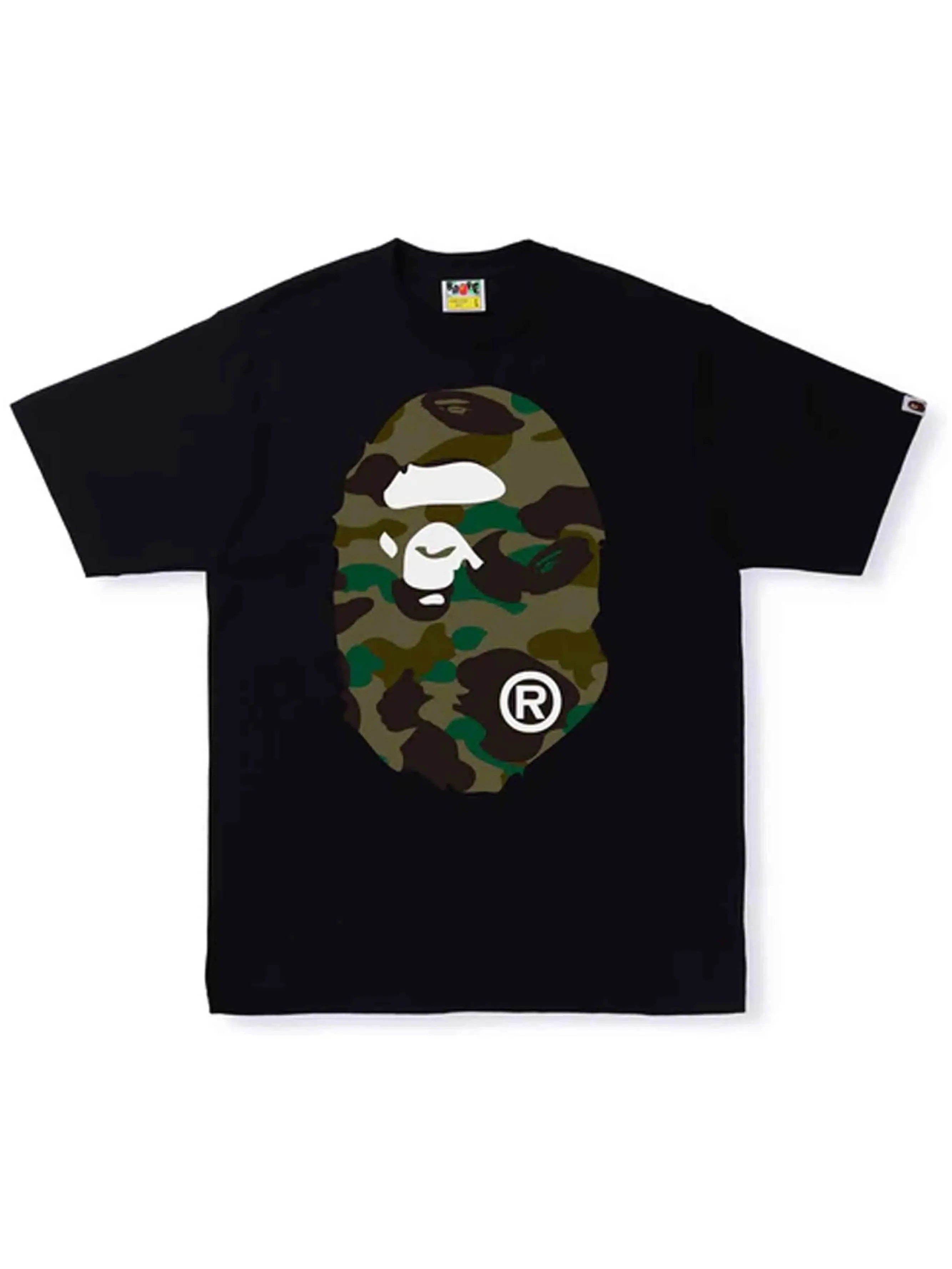 A Bathing Ape 1ST CAMO Big Ape Head Tee