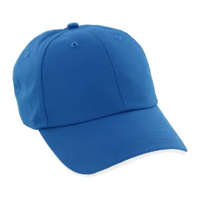 AHEAD Cobalt Textured Poly Contrast Bill Cap