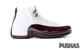 Air Jordan 12 x A Ma Maniere 'Burgundy White' Women's (2023)