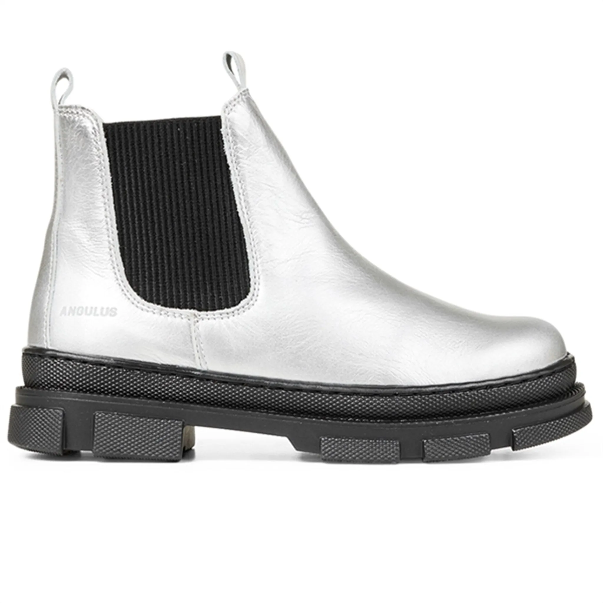 Angulus Boots With Elastic Band Silver/Black