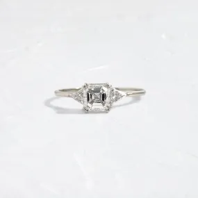 Arrow Ring, 1.01ct. Asscher Cut