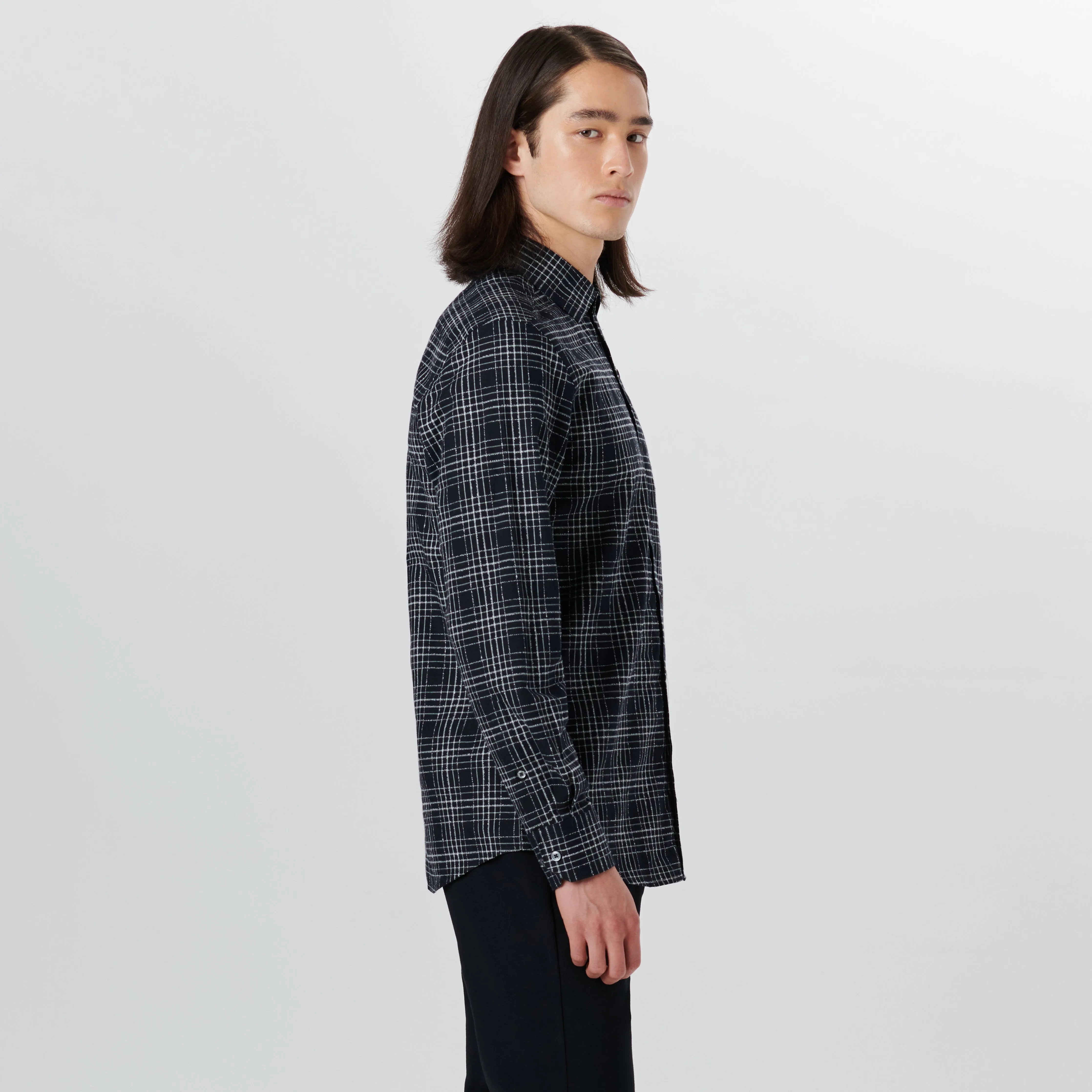 AXEL Chalk Line Check Shirt