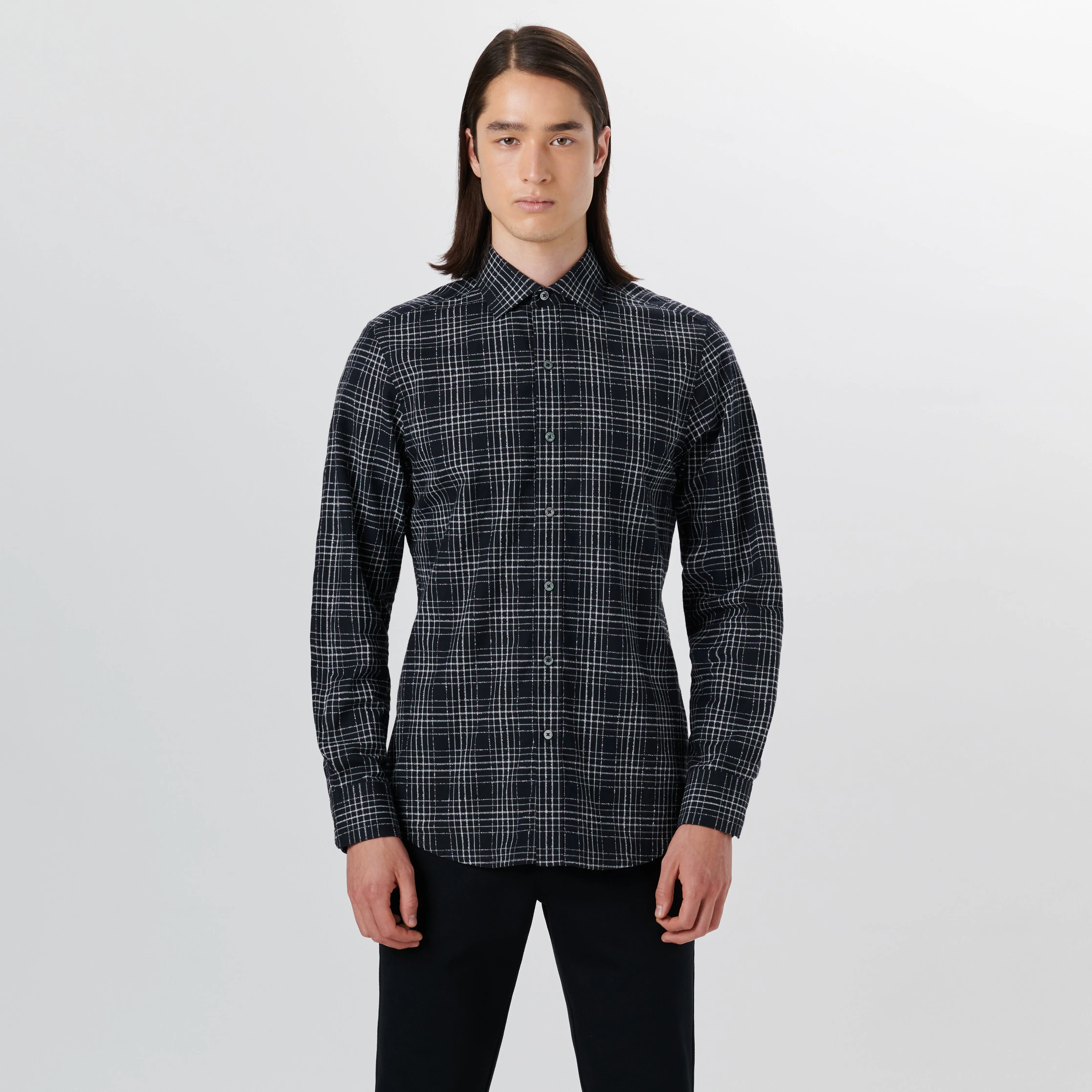 AXEL Chalk Line Check Shirt