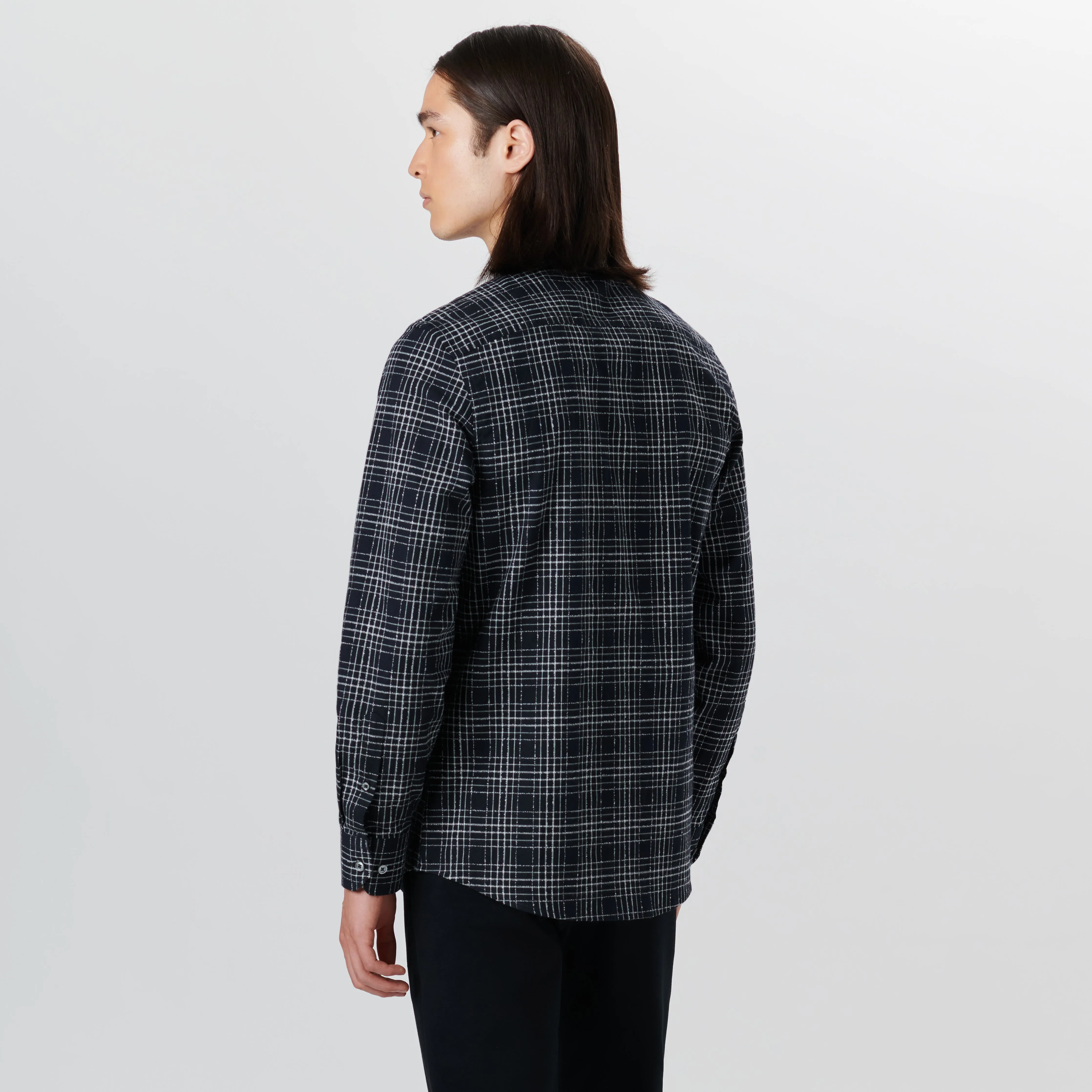 AXEL Chalk Line Check Shirt