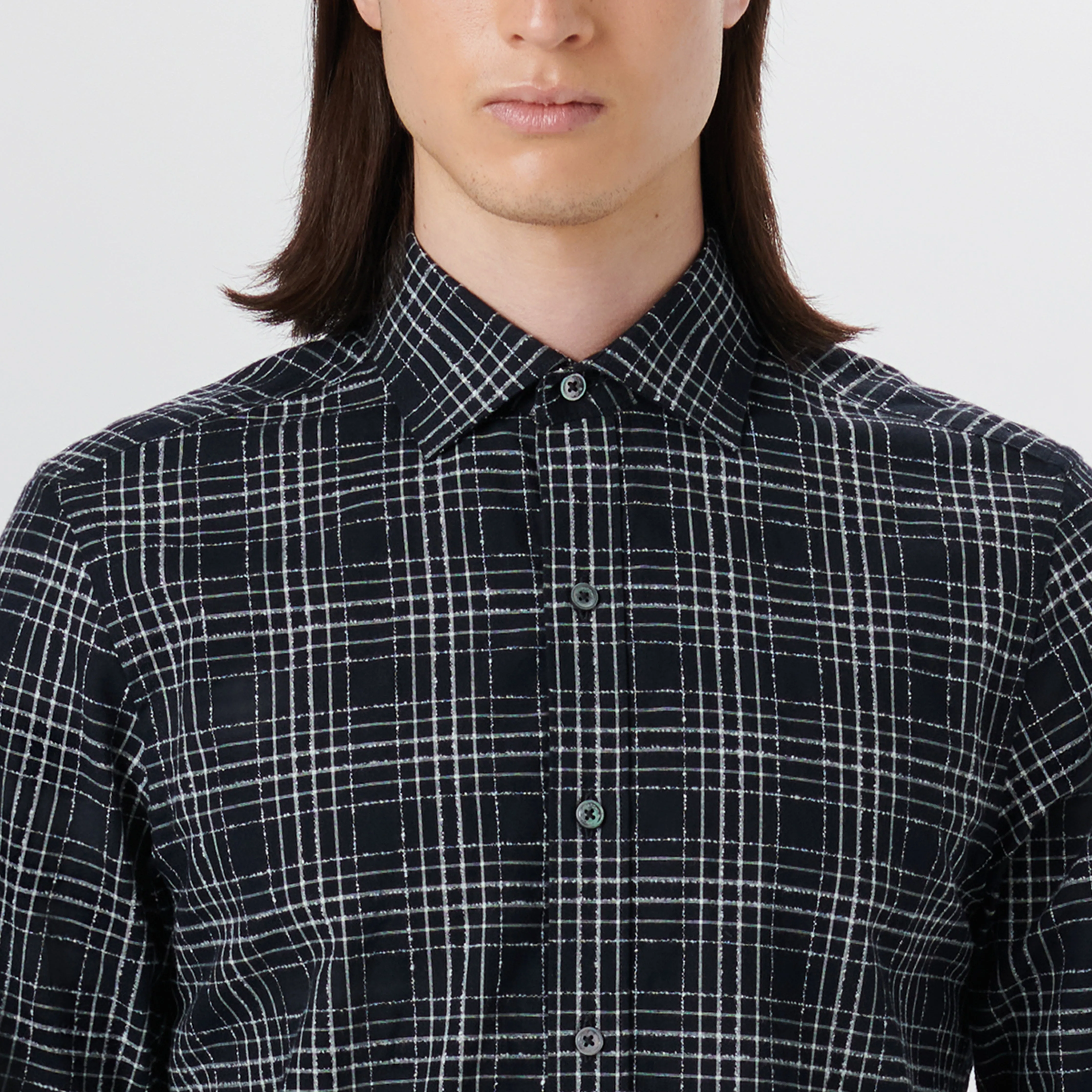 AXEL Chalk Line Check Shirt