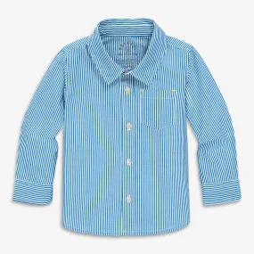 Baby long sleeve button down in stripe