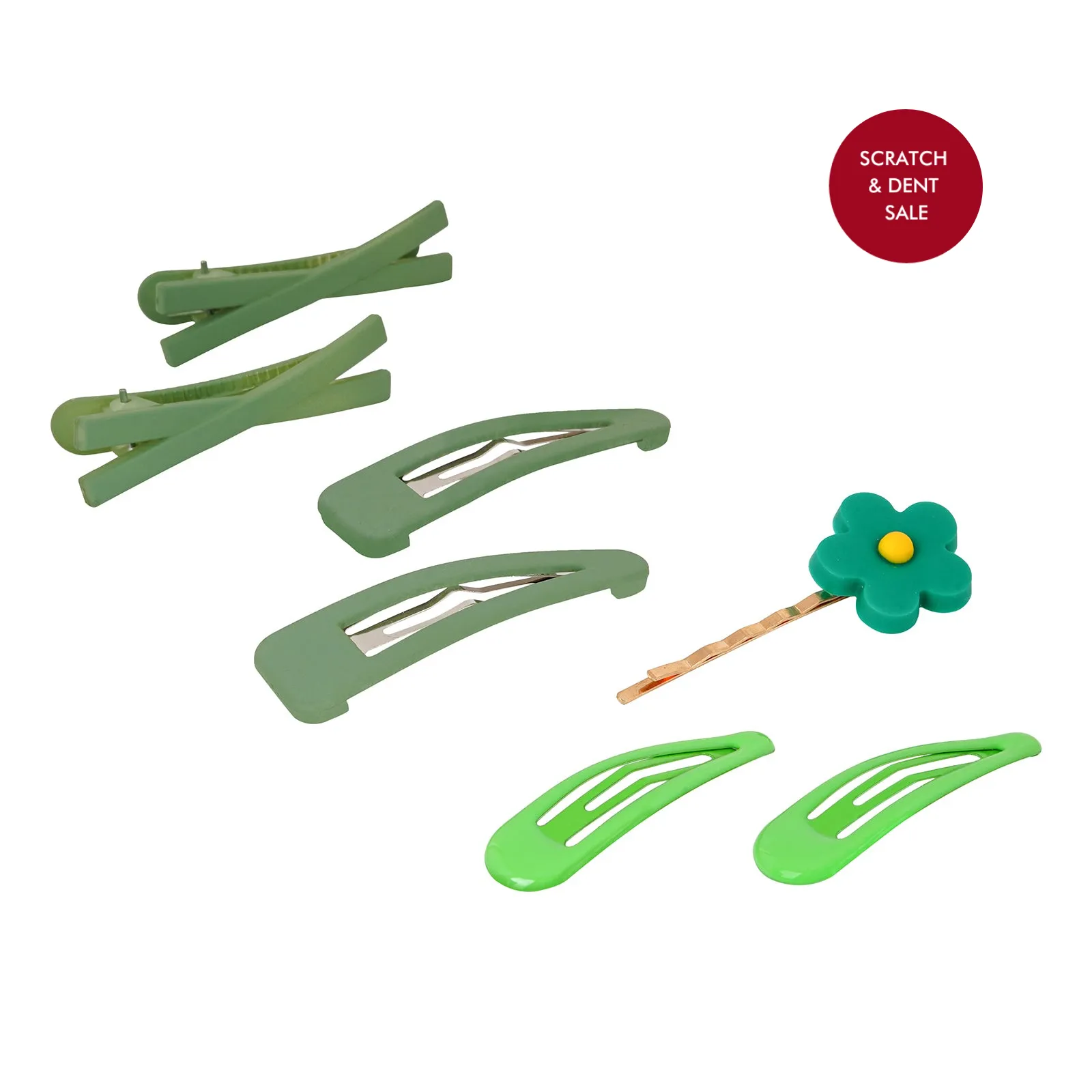 Bewitched Reina Green Hairpin Set - Sample