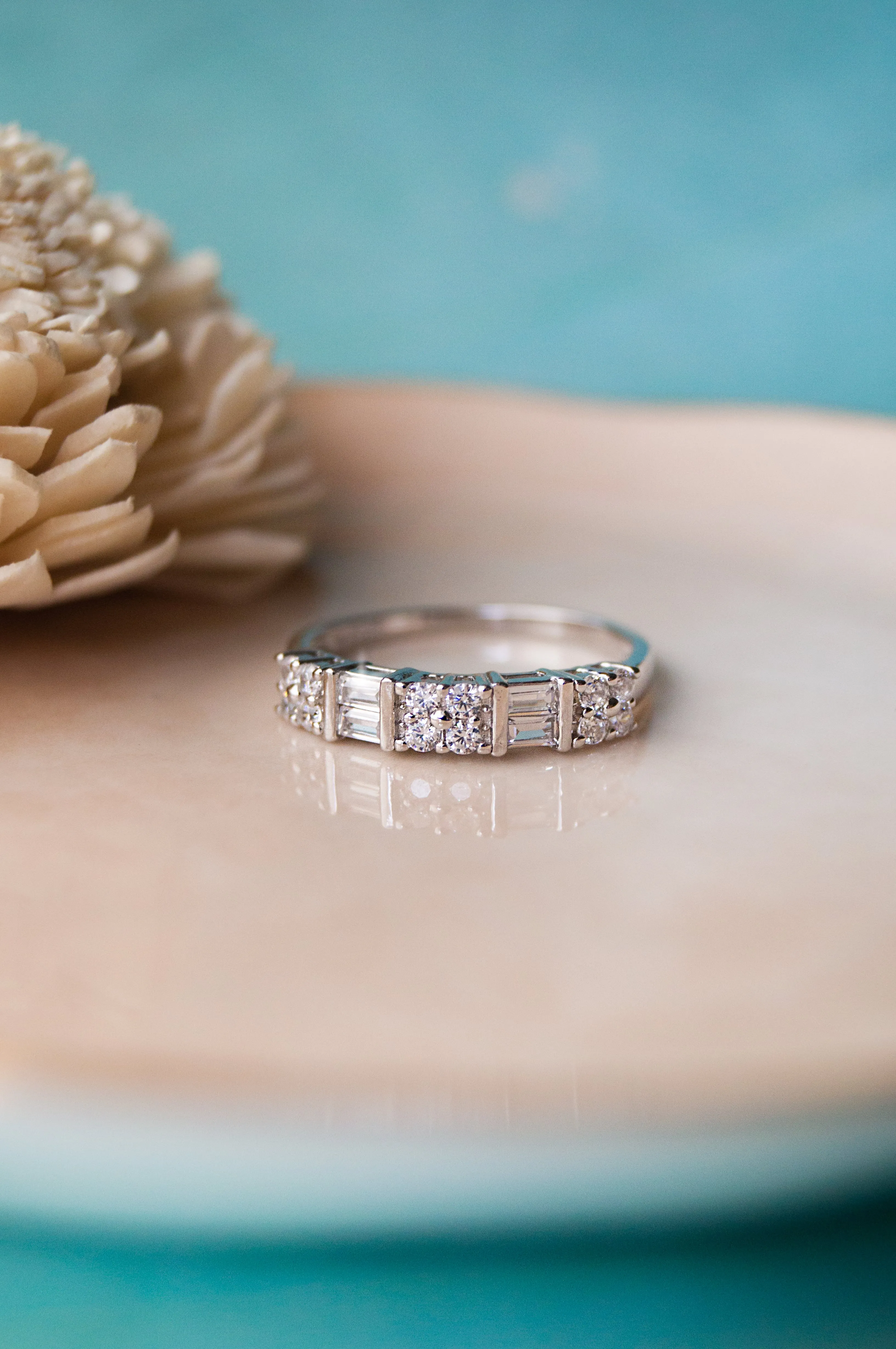 Bold And Beautiful Rose Gold Plated Sterling Silver Band Ring