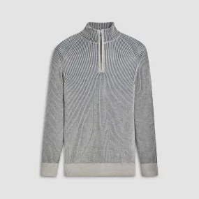 Cable Knit Quarter Zip Sweater