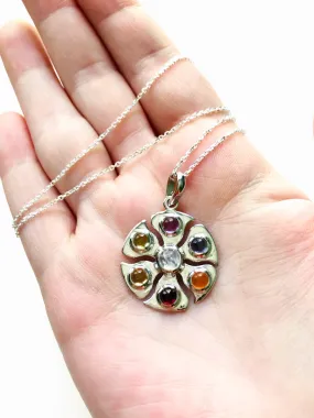 Chakra Gemstone Pendant Necklace