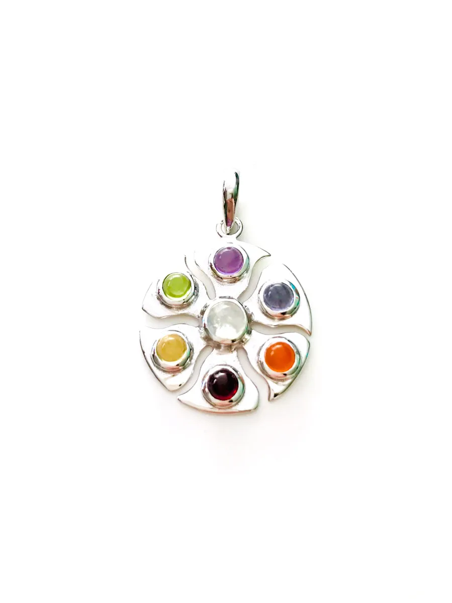 Chakra Gemstone Pendant Necklace