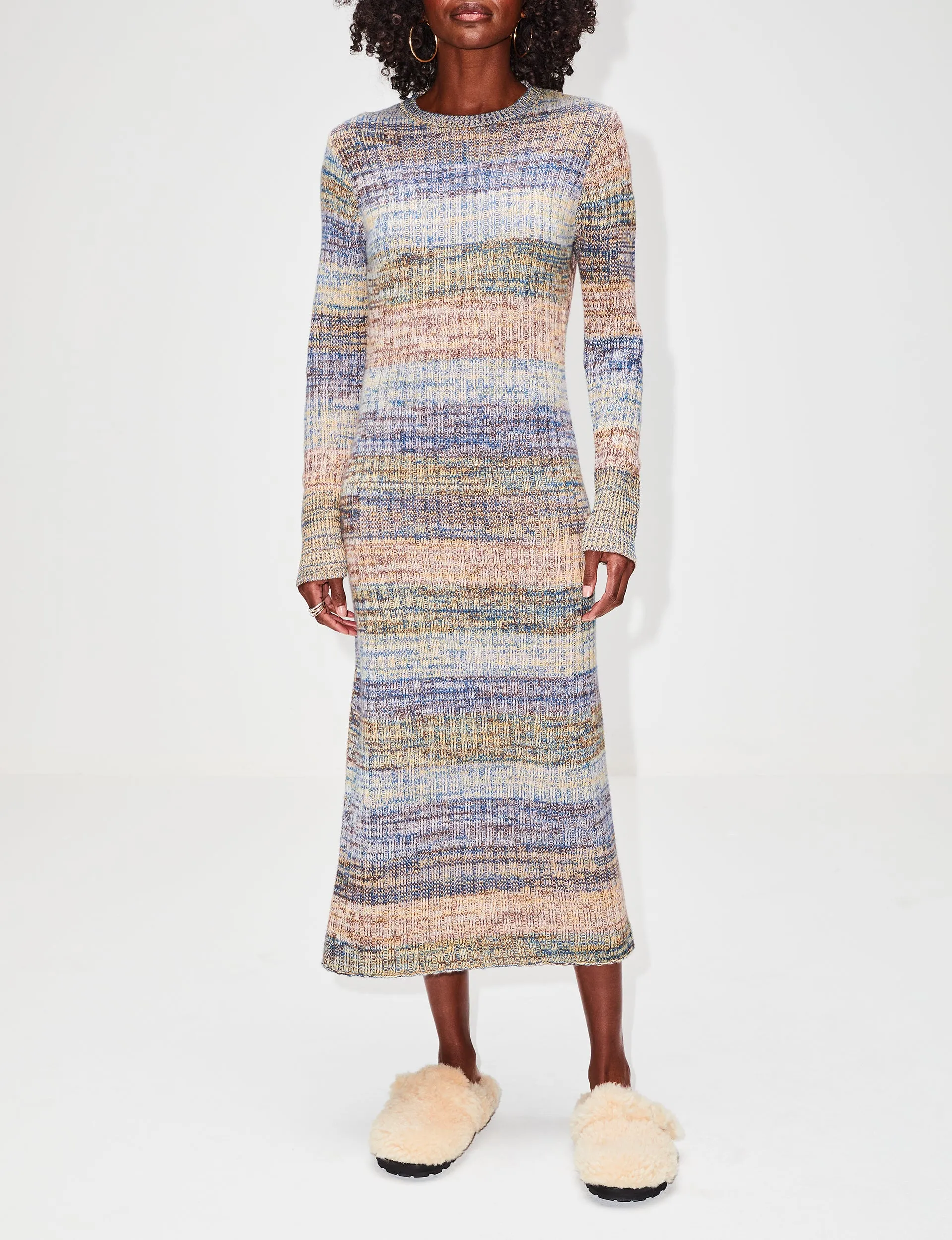 Cosmic Rib Knit Dress