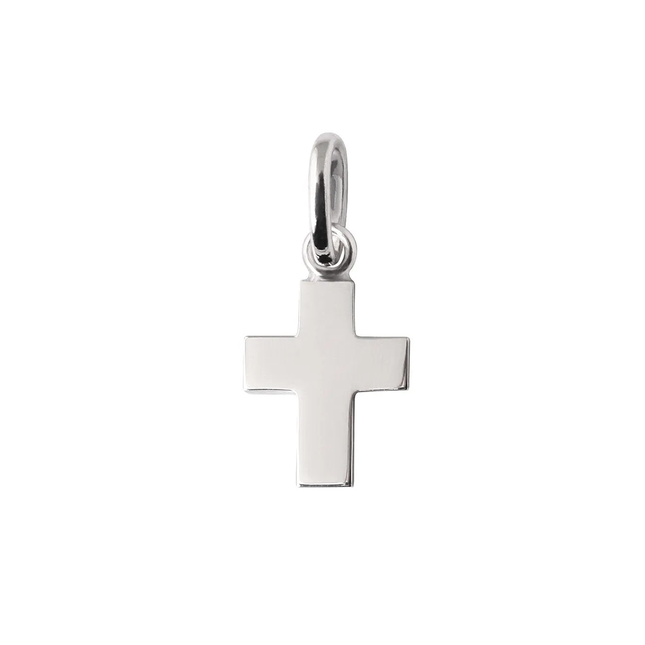 Cross Charm White Gold, pendant