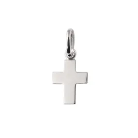 Cross Charm White Gold, pendant