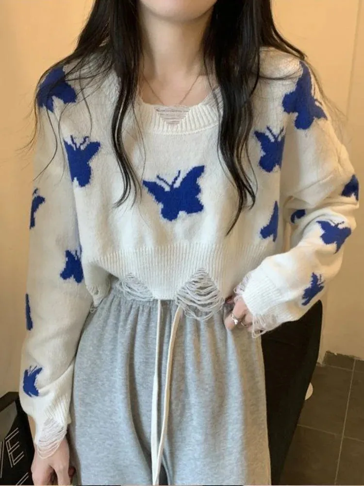 Cute Bufferfly Sweater