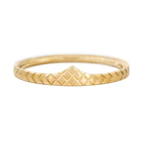 Delicate Wedding Band - Patterned Ring