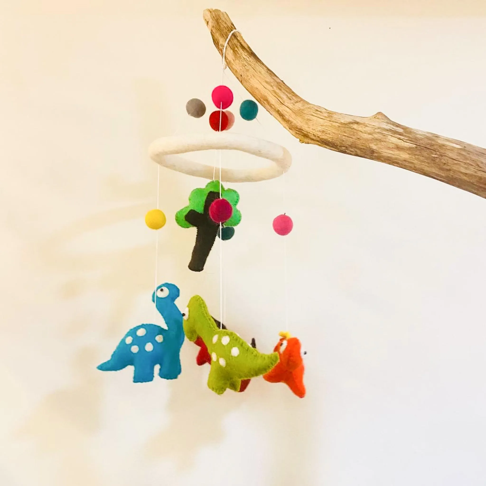 Dinosaur Felt Mobile