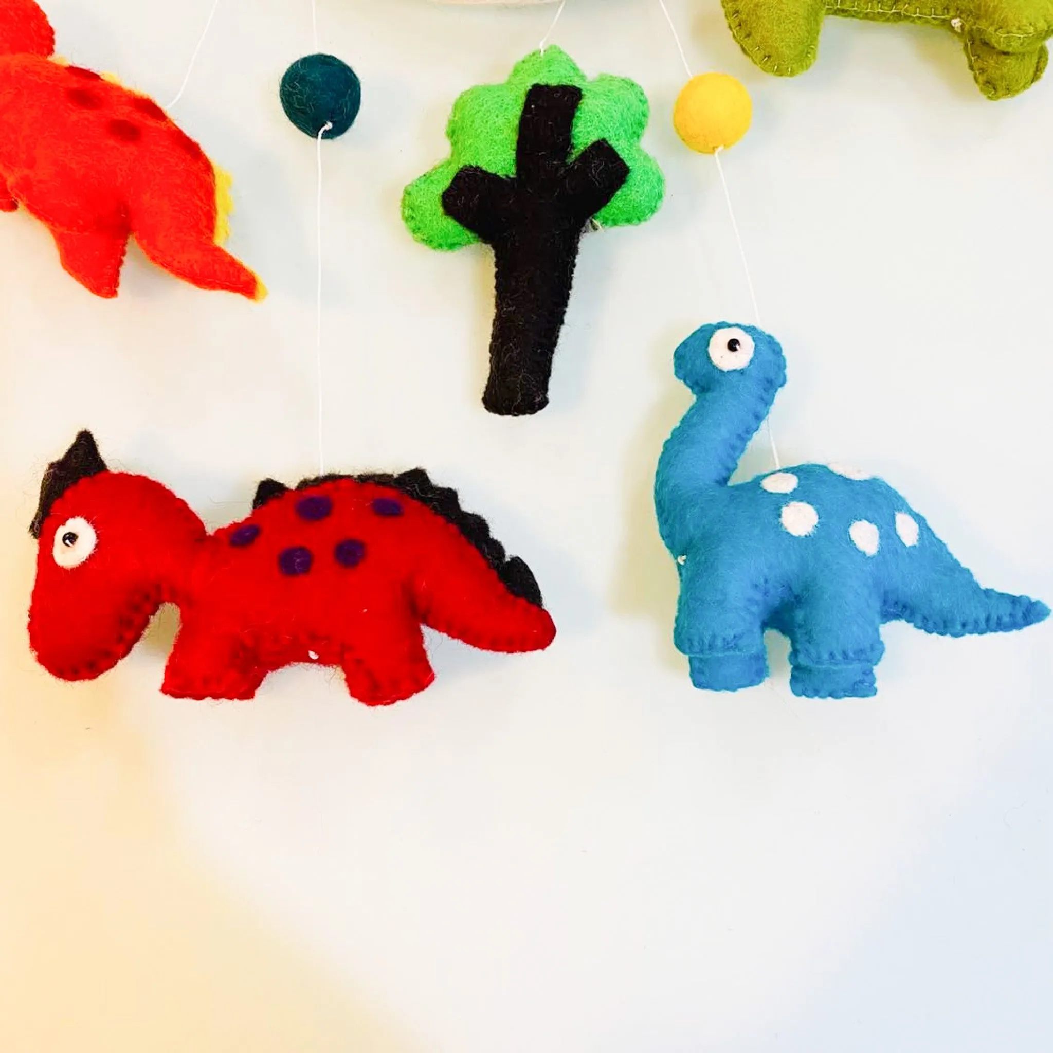 Dinosaur Felt Mobile