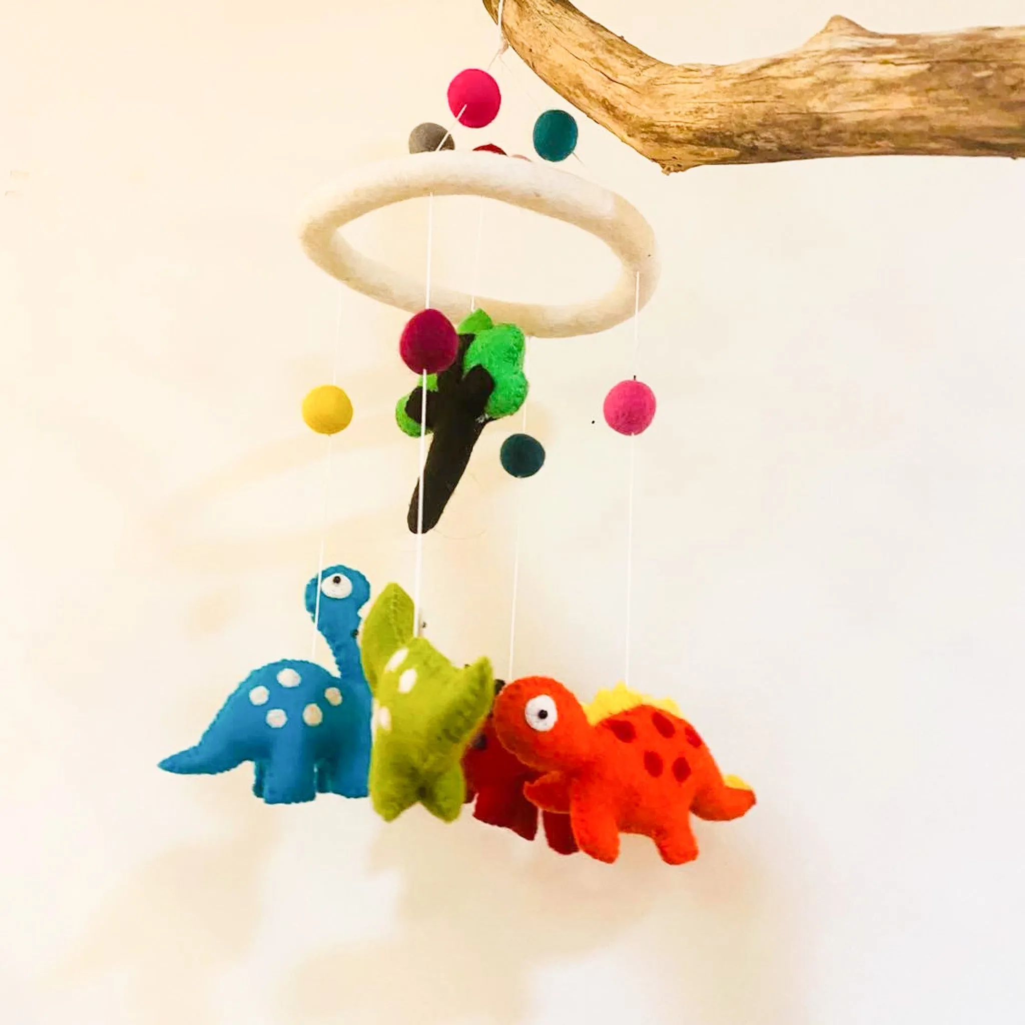 Dinosaur Felt Mobile