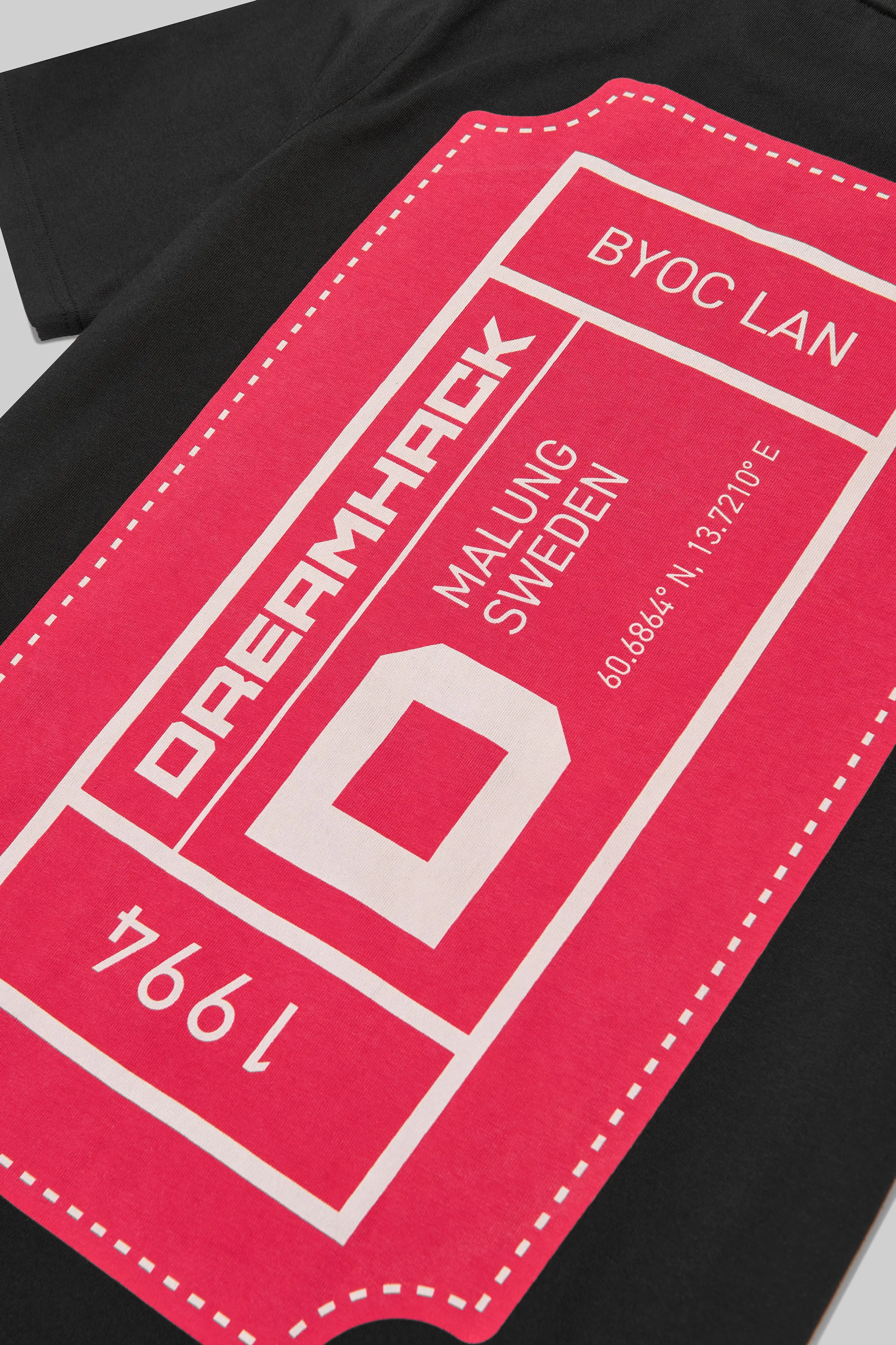 DreamHack Homecoming Ticket Stub Short Sleeve T-Shirt Black