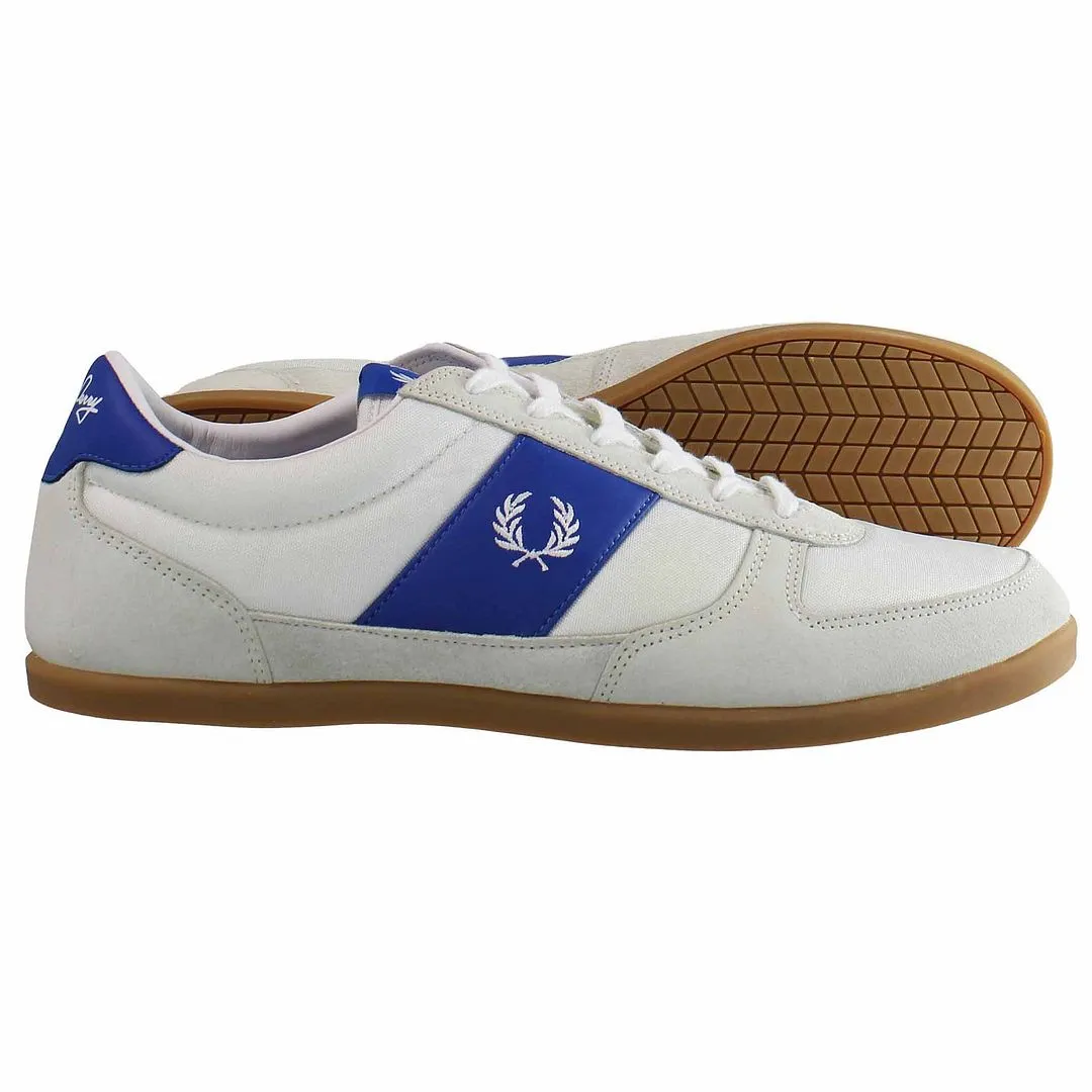 Fred Perry Oakfield Nylon Mens White Trainers