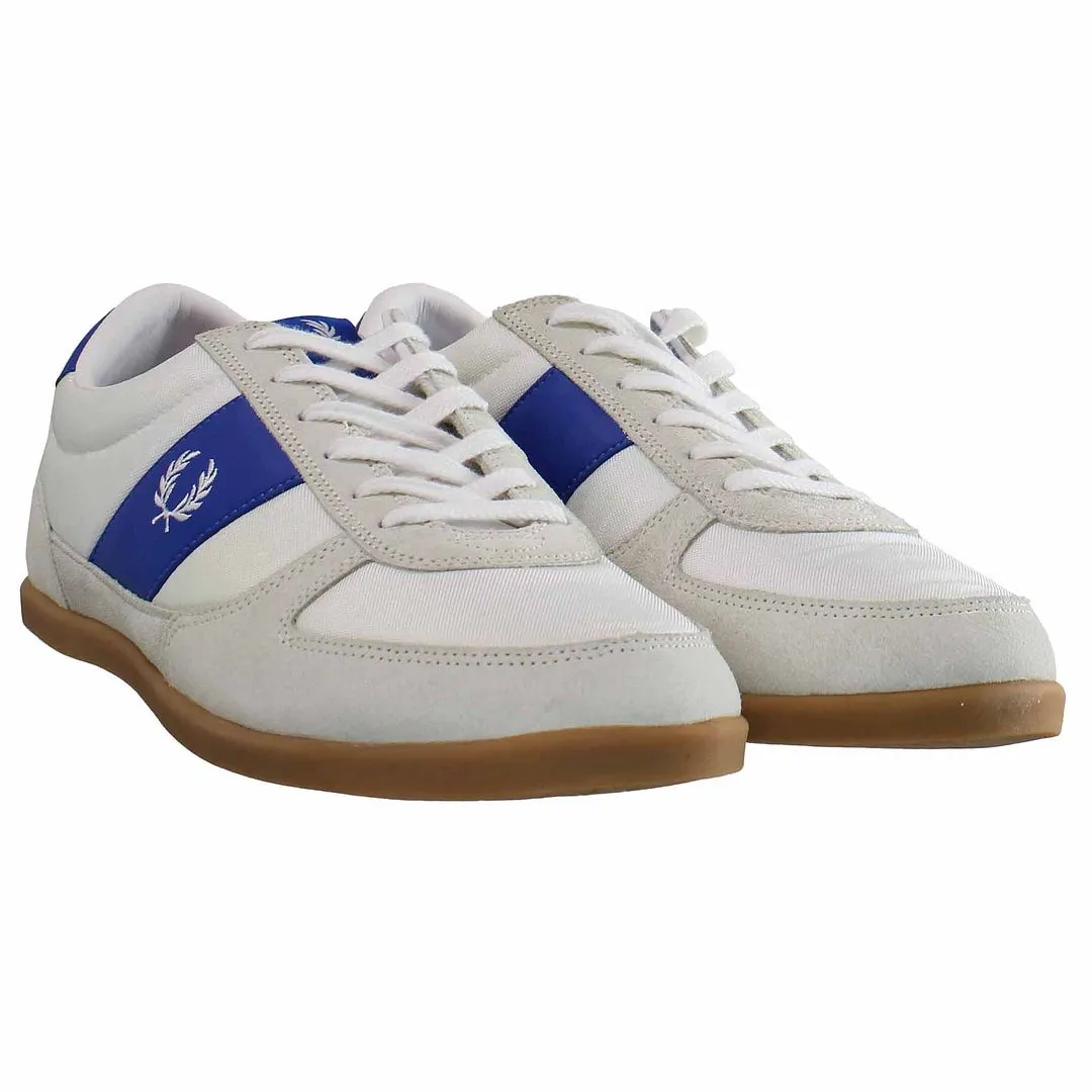 Fred Perry Oakfield Nylon Mens White Trainers