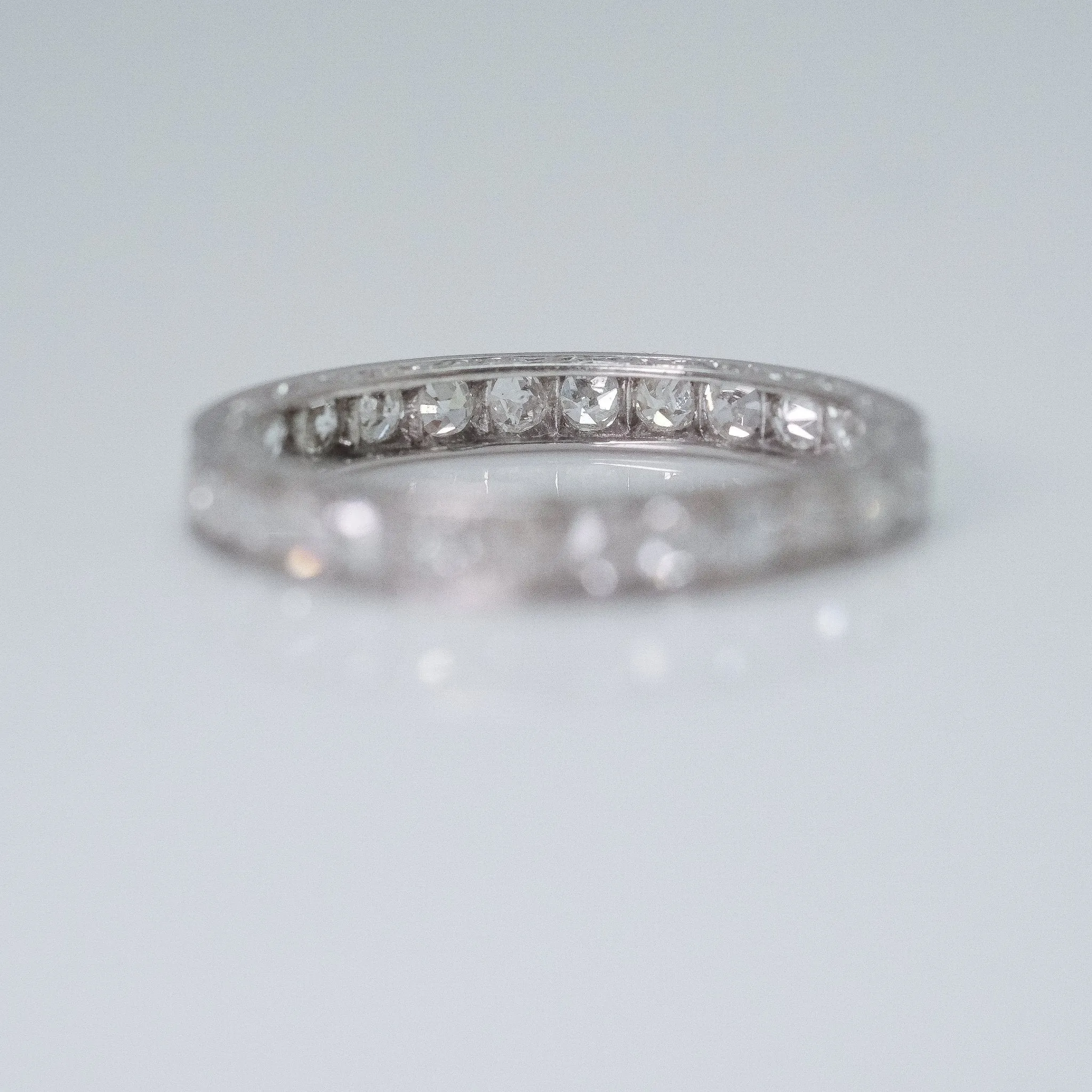 Full Set Art Deco Diamond Eternity Ring