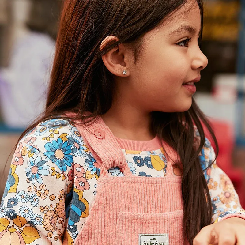 Goldie And Ace Sammy Corduroy Overalls - Tulip