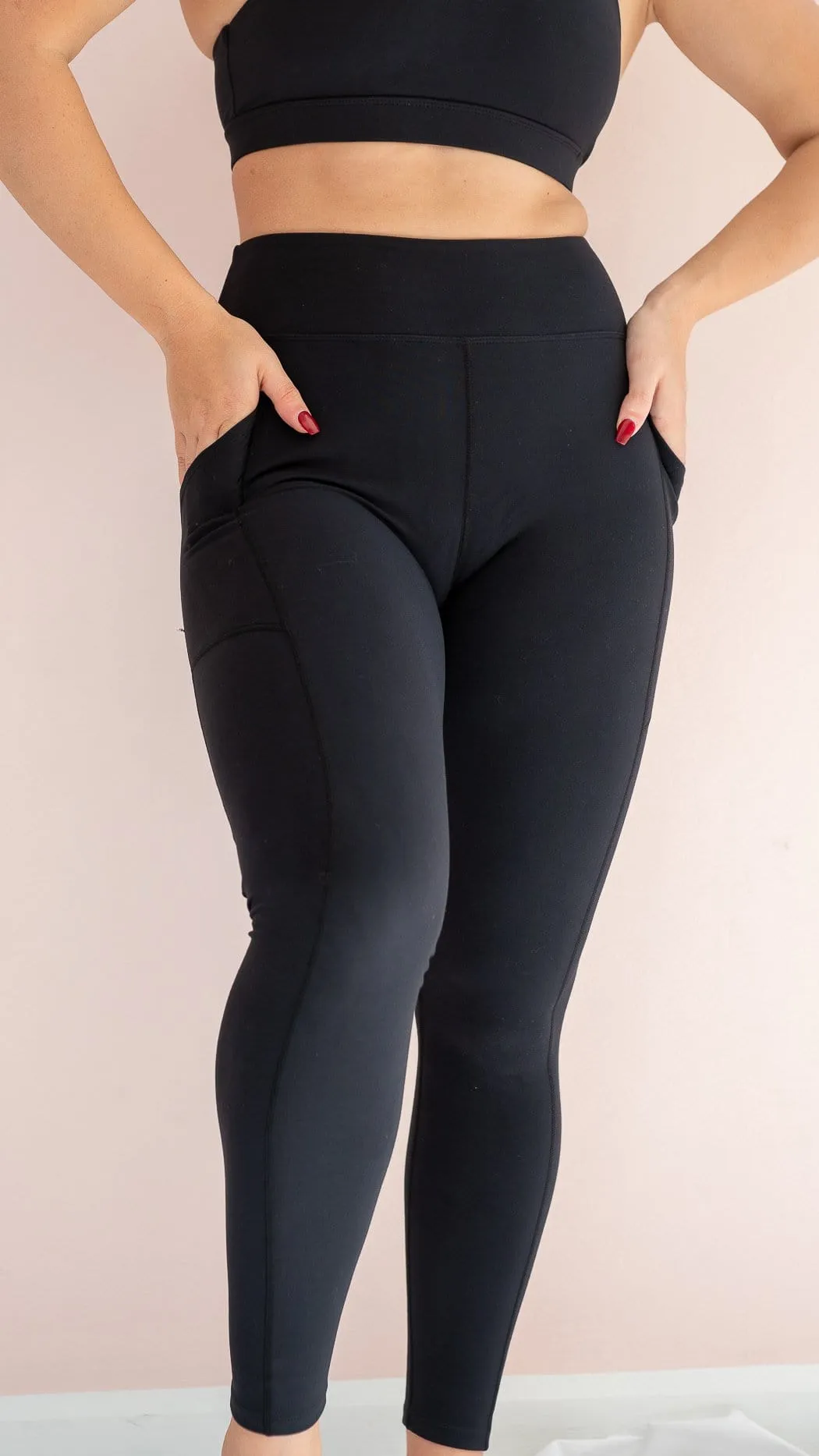 Jamilla Legging - Sculpting Panelled Legging Recycled Black