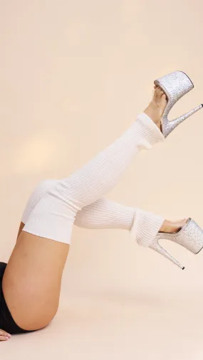 Leg Warmers White