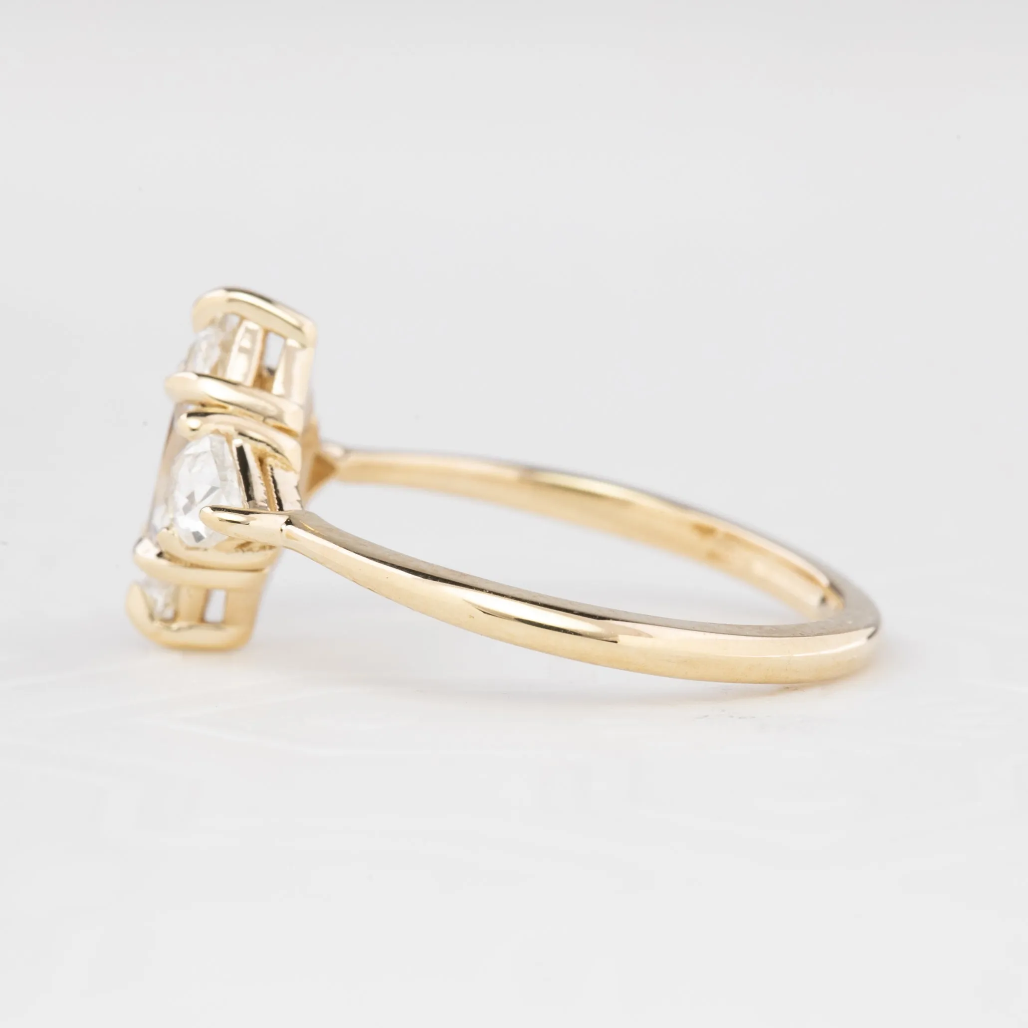 Madison Ring 0.89ct Lab Diamond, 14k Yellow Gold (One of a kind)