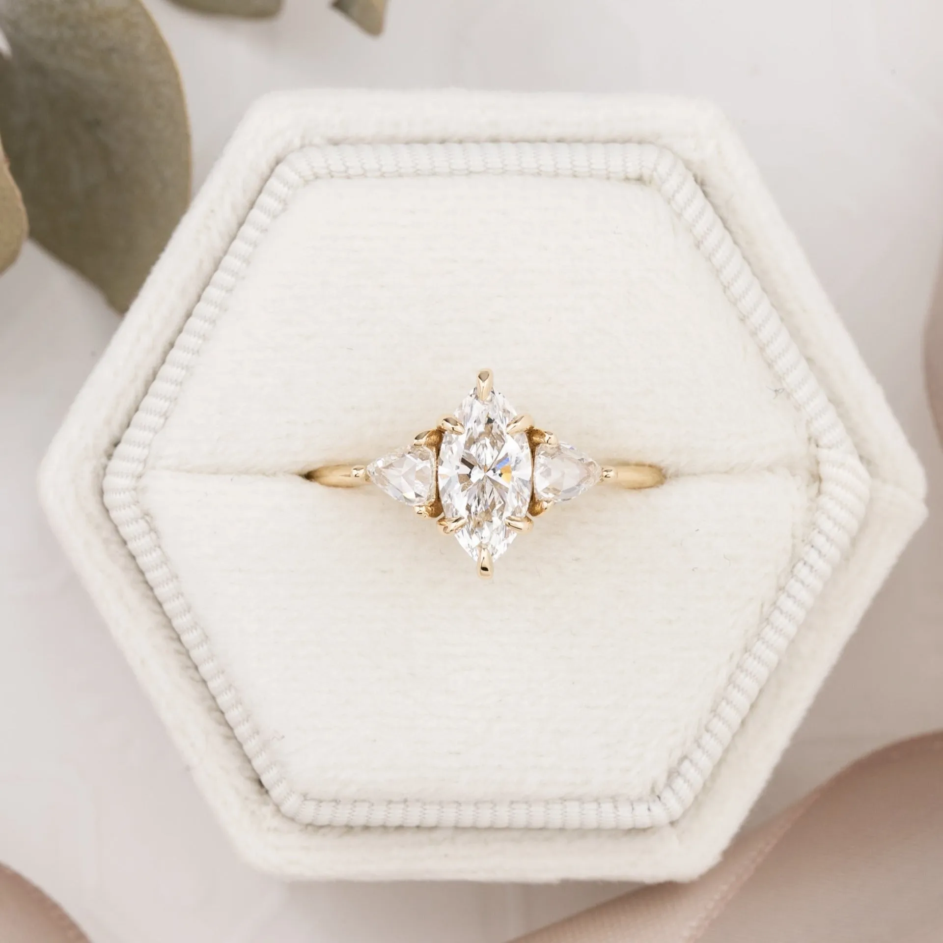 Madison Ring 0.89ct Lab Diamond, 14k Yellow Gold (One of a kind)