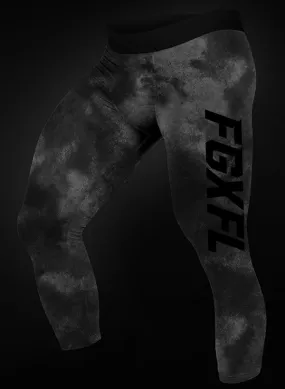 MEN'S TIGHTS - BLACK WEAR & TEAR