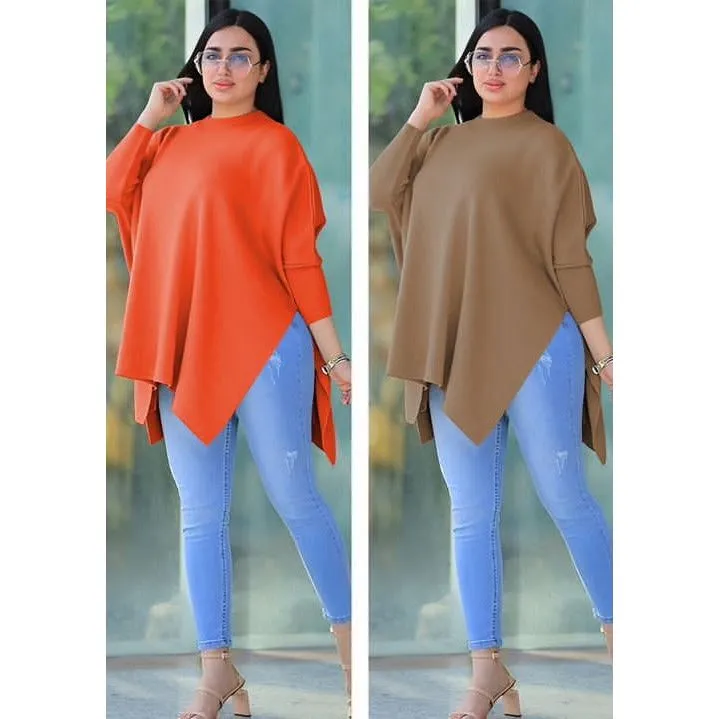 Round Neck Knitted Top