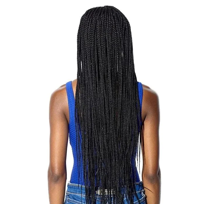 RUWA BOX BRAID 36 | Synthetic Swiss Lace Front Wig