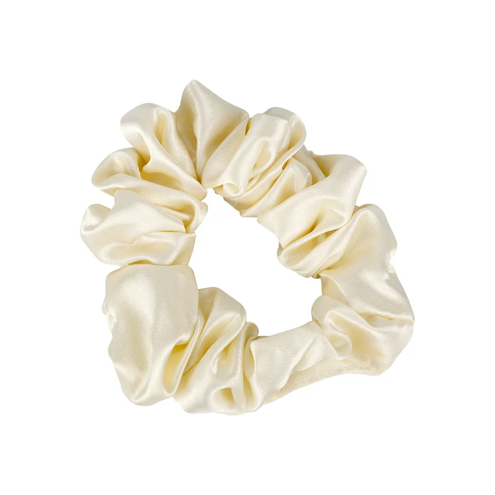 SMALL SATIN SCRUNCHIES SET OF ASSORTED COLOURS