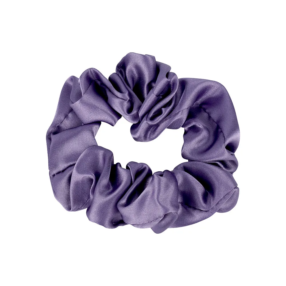 SMALL SATIN SCRUNCHIES SET OF ASSORTED COLOURS