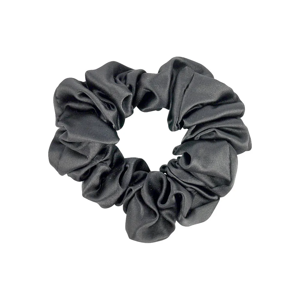 SMALL SATIN SCRUNCHIES SET OF ASSORTED COLOURS