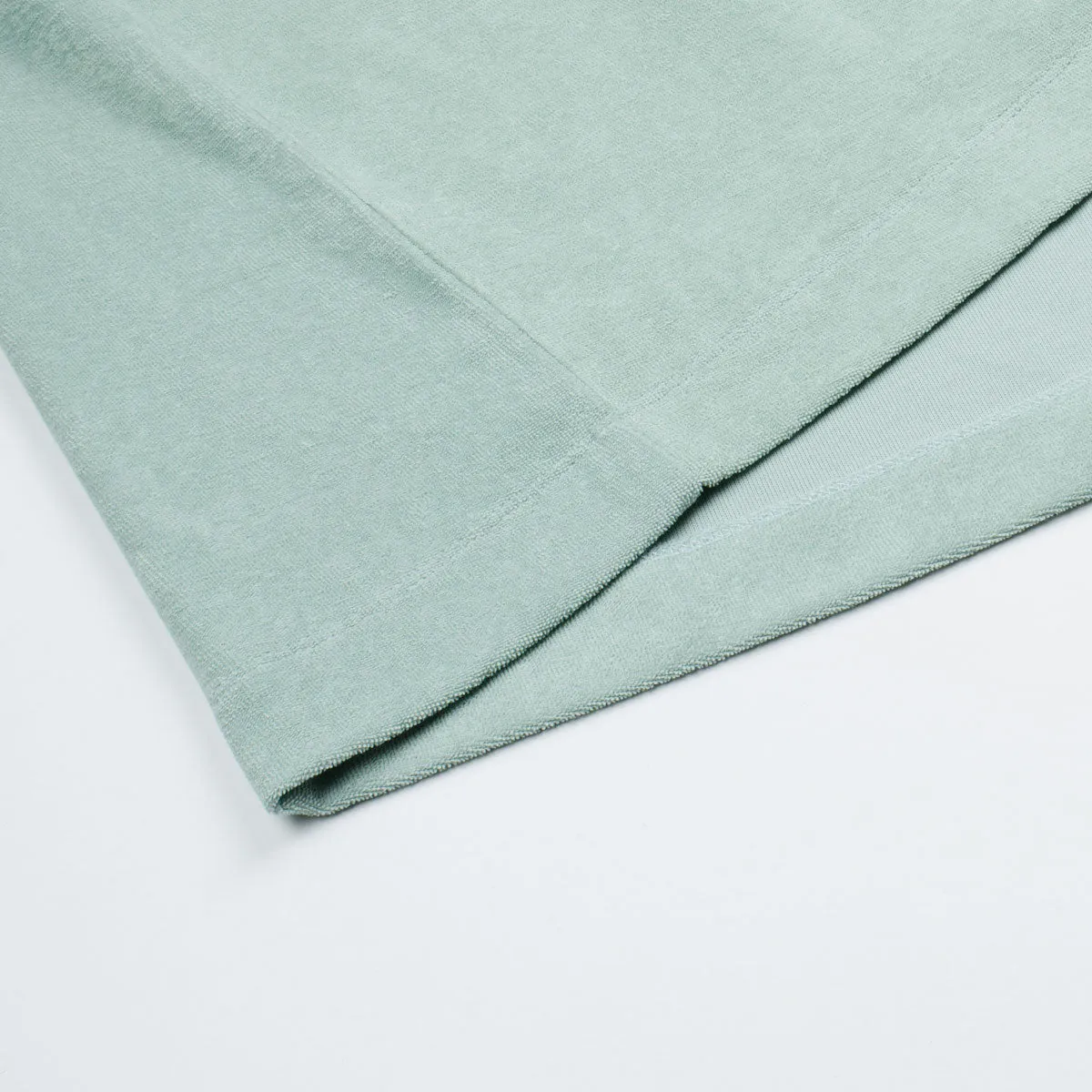 Sunspel - Short Sleeve Terry Polo - Dusky Green