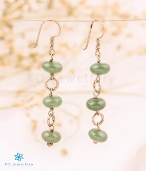 The  Green Onyx Silver Gemstone Earring