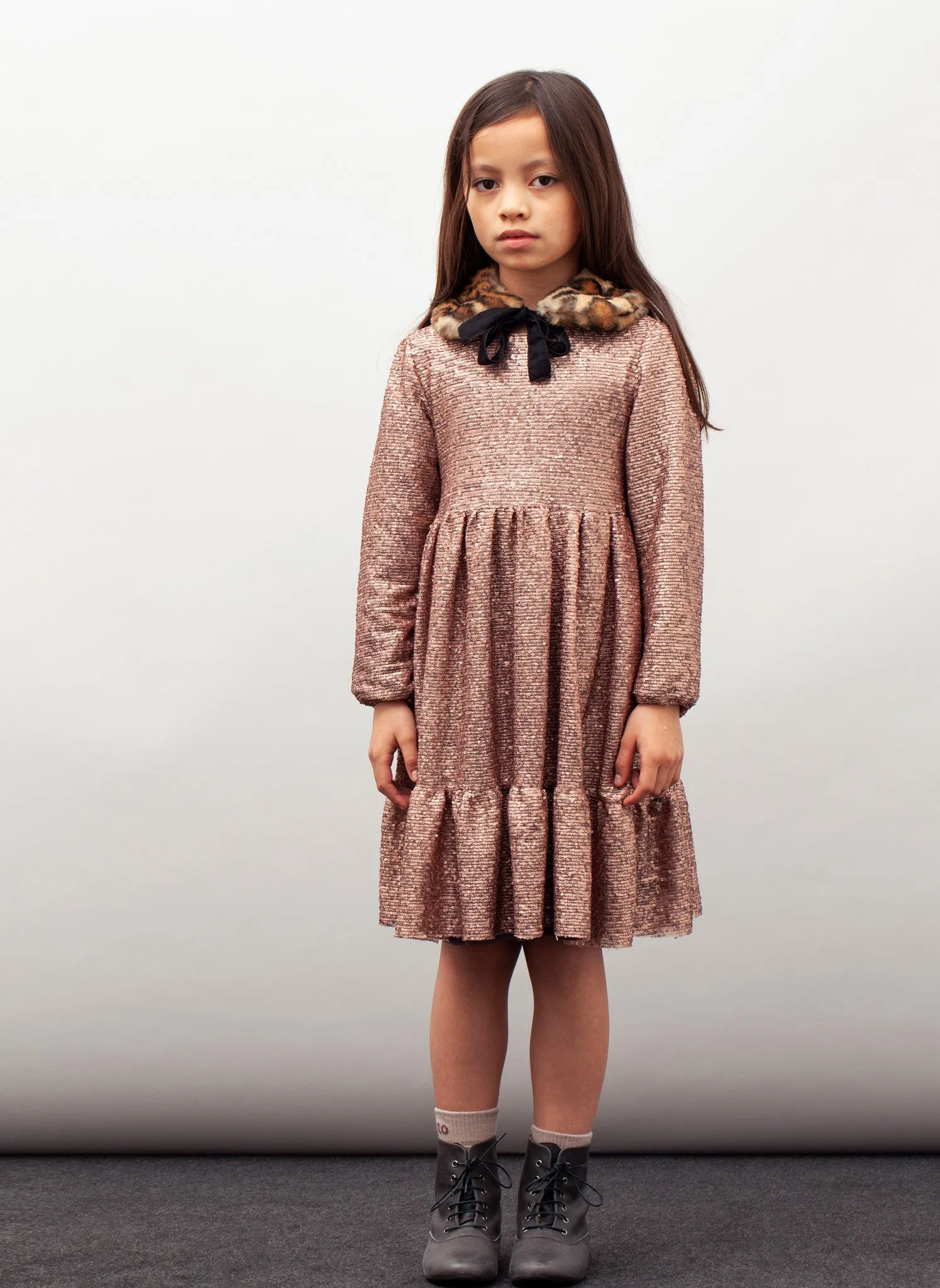 tocoto vintage Girls Sequin Dress