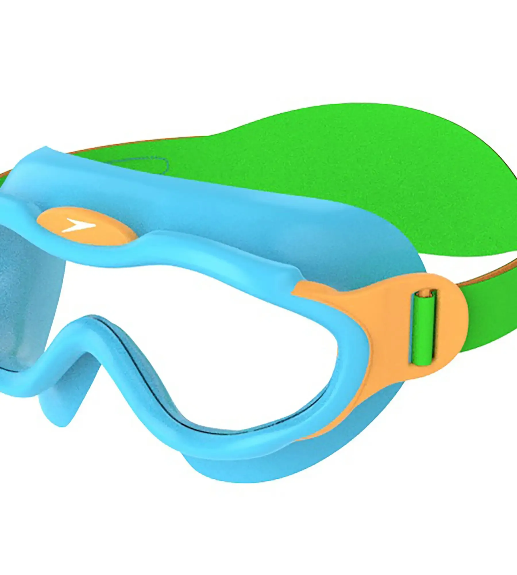 Unisex Sea Squad Mask Tint-Lens Goggles For Tot's - Blue & Green