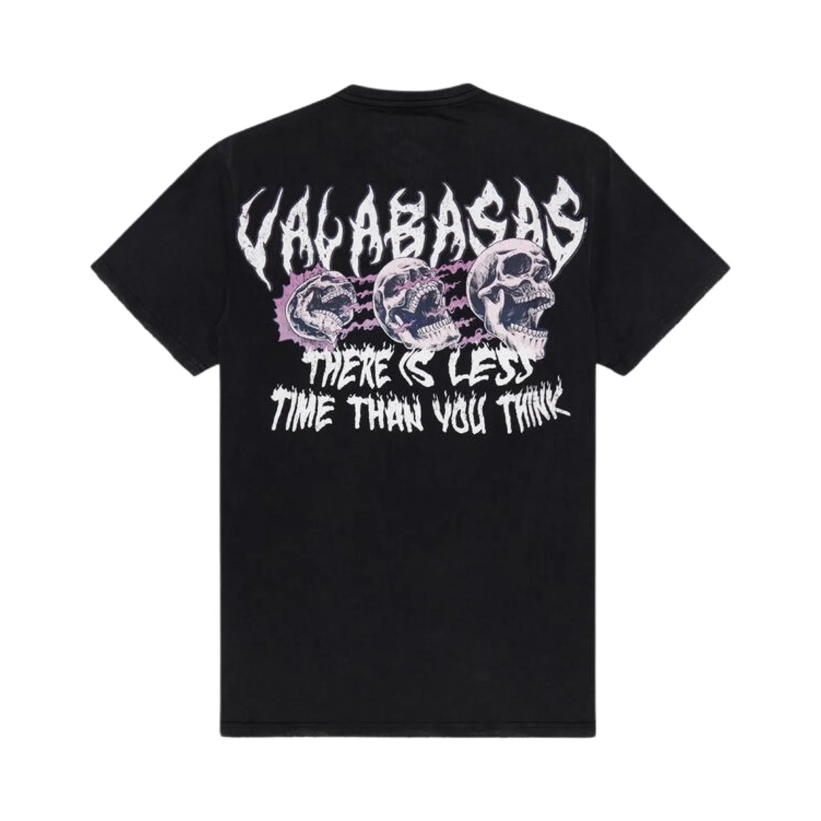 Valabasas “Less Time” Vintage Black Tee