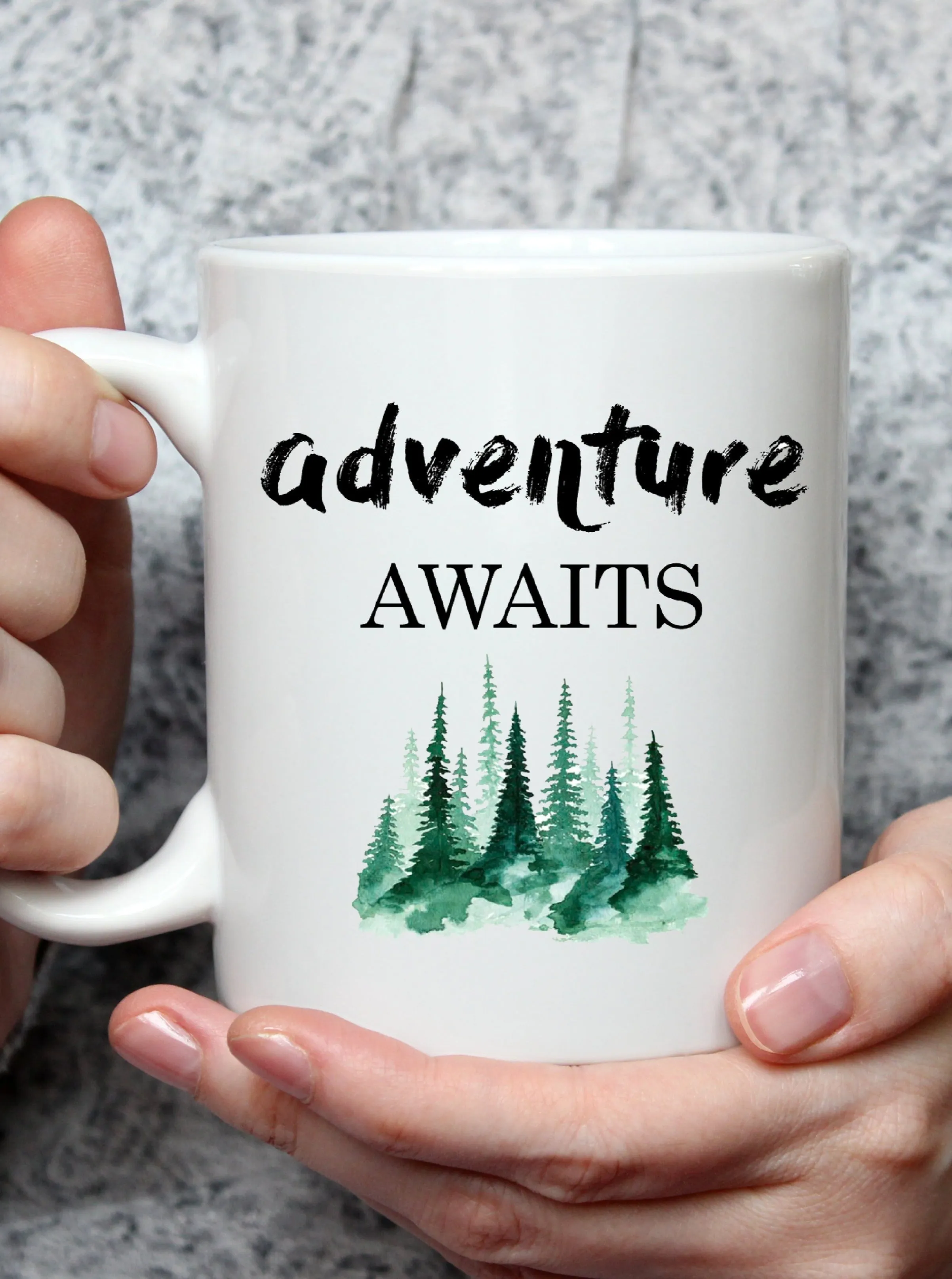 Wanderlust Adventure Awaits Coffee Mug